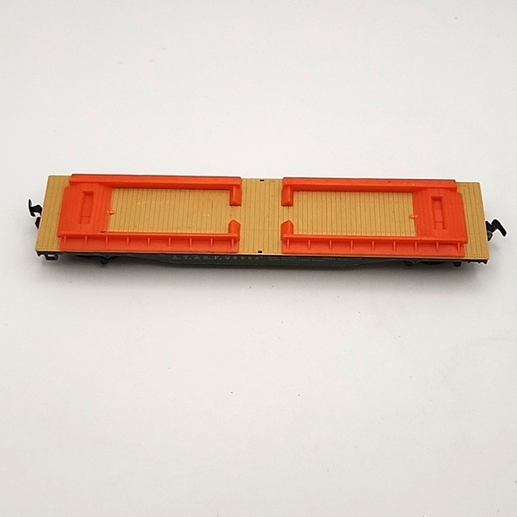 Vintage Tyco HO Scale Santa Fe Flat Bed Toy Car 90806 - Picture 1 of 8